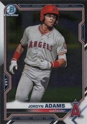 2021 Bowman Chrome Prospects Jordyn Adams #BCP-30 card