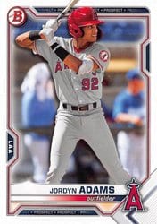 2021 Bowman Draft Base Set Jordyn Adams #BD-32 card