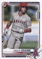 2021 Bowman Prospects Jordyn Adams #BP-30 card