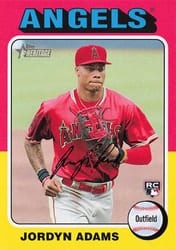 2024 Topps Heritage Base Set Jordyn Adams #396 card