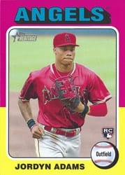 2024 Topps Heritage Base Set Jordyn Adams #396c card