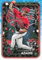 2024 Topps Holiday Base Set Jordyn Adams #H31 card