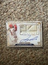 2024 Topps Inception MLB First Milestones Autographed Relic Jordyn Adams #FMAR-JA card