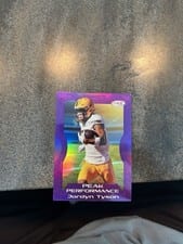 2026 SAGE Football Peak Performance Jordyn Tyson #PK-JT card