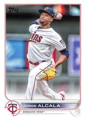 2022 Topps Update Base Set Jorge Alcala #US201 card