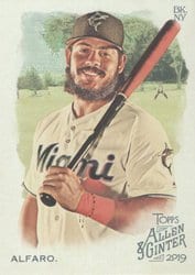 2019 Topps Allen & Ginter Base Set Jorge Alfaro #285 card