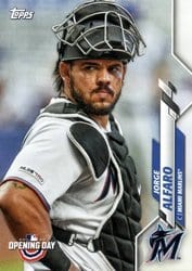 2020 Topps Opening Day Base Set Jorge Alfaro #122 card