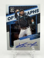 2022 Donruss Optic Optigraphs Jorge Alfaro #OG-JA card