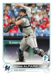 2022 Topps 1st Edition Base Set Jorge Alfaro #36 card