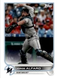 2022 Topps Mini Base Set Jorge Alfaro #36 card