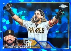 2023 Topps Chrome Sapphire Edition Base Set Jorge Alfaro #46 card