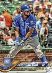 2018 Topps Base Set Jorge Bonifacio #373 card