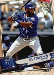 2019 Topps Big League Base Set Jorge Bonifacio #130 card