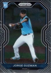 2021 Panini Prizm Base Set Jorge Guzman #27 card
