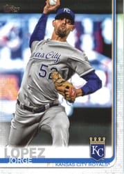 2019 Topps Base Set Jorge Lopez #651 card