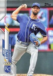 2020 Topps Update Base Set Jorge Lopez #U-207 card