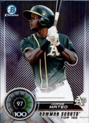 2018 Bowman Scouts Top 100 Jorge Mateo #BTP-97 card