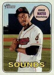 2018 Topps Heritage Minor League Base Set Jorge Mateo #29 card