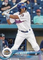 2018 Topps Pro Debut Base Set Jorge Mateo #196 card