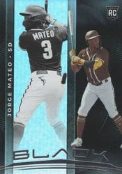 2021 Panini Chronicles Black Jorge Mateo #14 card
