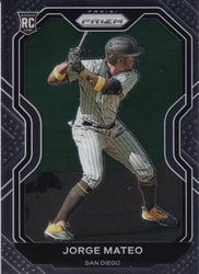 2021 Panini Prizm Base Set Jorge Mateo #196 card