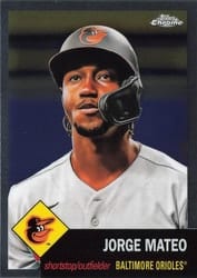 2022 Topps Chrome Platinum Anniversary Base Set Jorge Mateo #448 card