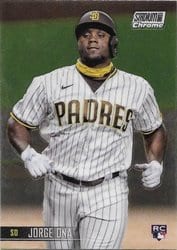 2021 Stadium Club Chrome Base Set Jorge Ona #338 card