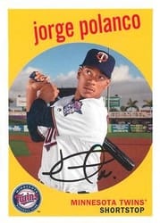 2018 Topps Archives Base Set Jorge Polanco #26 card