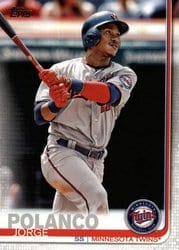 2019 Topps Base Set Jorge Polanco #69 card