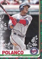 2019 Topps Holiday Base Set Jorge Polanco #HW151 card