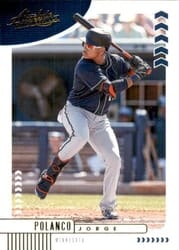 2020 Panini Absolute Base Set Jorge Polanco #23 card