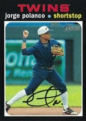 2020 Topps Heritage Base Set Jorge Polanco #236 card