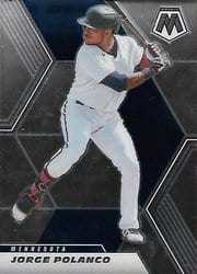 2021 Panini Mosaic Base Set Jorge Polanco #128 card