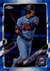 2021 Topps Chrome Sapphire Edition Base Set Jorge Polanco #598 card