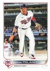 2022 Topps Base Set Jorge Polanco #417 card