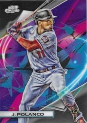 2022 Topps Cosmic Chrome Base Set Jorge Polanco #35 card