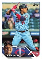 2023 Topps Base Set Jorge Polanco #515 card