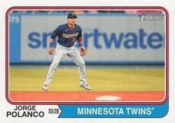 2023 Topps Heritage Base Set Jorge Polanco #276 card