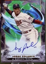 2023 Topps Inception Rookies and Emerging Stars Autographs Jorge Polanco #BRES-JPO card