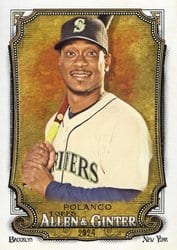 2024 Topps Allen & Ginter Base Set Jorge Polanco #329 card