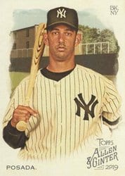 2019 Topps Allen & Ginter Base Set Jorge Posada #360 card