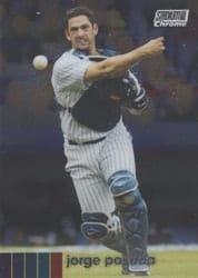 2020 Stadium Club Chrome Base Set Jorge Posada #189 card