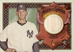 2022 Topps Allen & Ginter Relics (Pattern A) Jorge Posada #AGRA-JPO card