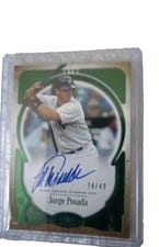 2023 Topps Tier One Prime Performers Autographs Jorge Posada #PPA-JPP card