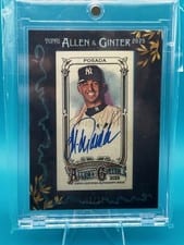 2025 Topps Allen & Ginter Framed Mini Autographs (Baseball) Jorge Posada #MA-JP card