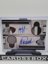 2025 Topps Definitive Collection Dual Autograph Relic Collection Jorge Posada #DARC-SP card