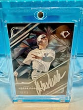 2025 Topps Diamond Icons Black PolychromatINK Autographs Jorge Posada #BPA-JP card