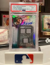 2025 Topps Sterling Swings Autographed Relics Jorge Posada #SWA-JPO card