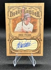 2026 Topps Heavy Lumber Autograph Relics Jorge Posada #HL2-JP card