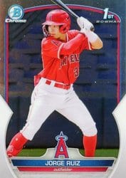 2023 Bowman Chrome Prospects Jorge Ruiz #BCP-123 card